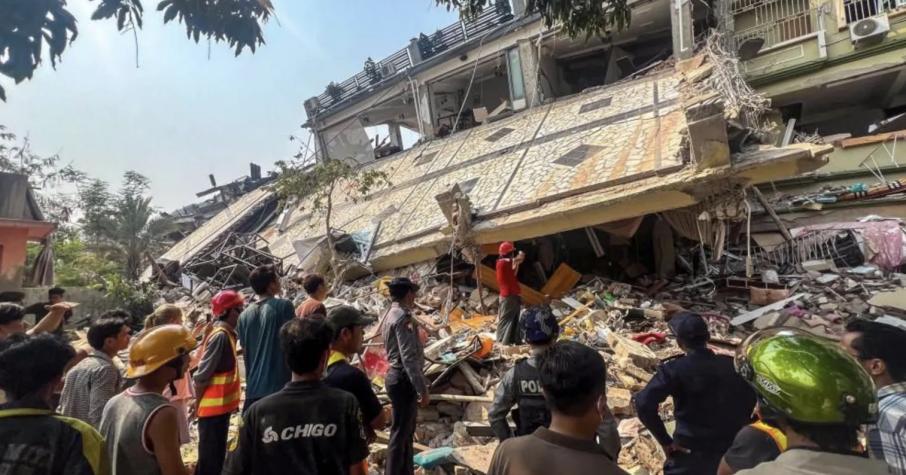 म्यानमार भूकम्पमा मृत्यु हुनेको संख्या १६ सय नाघ्यो, उद्धार कार्य जारी